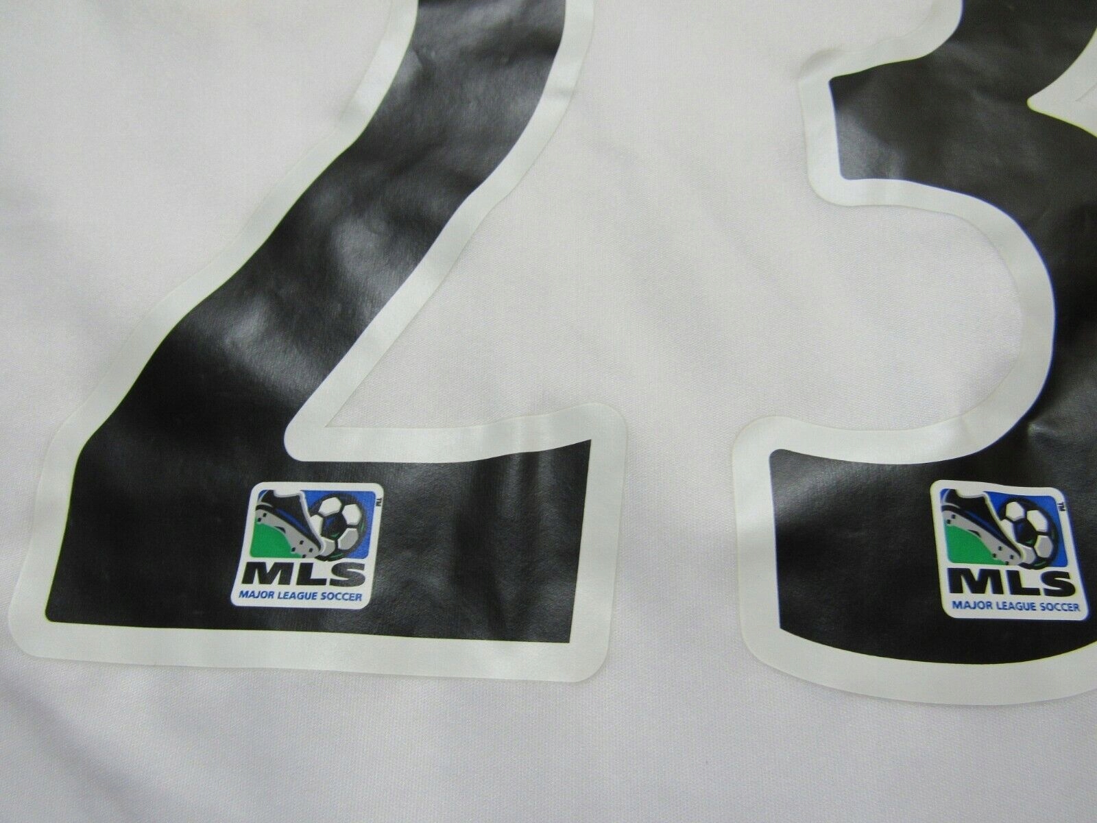 David Beckham LOS ANGELES Galaxy ADIDAS 2007-08 /L Dekolt kołnierzyk