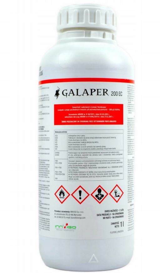 

Galaper 1l 200EC Na Chwasty Przytulię Fluroksypyr