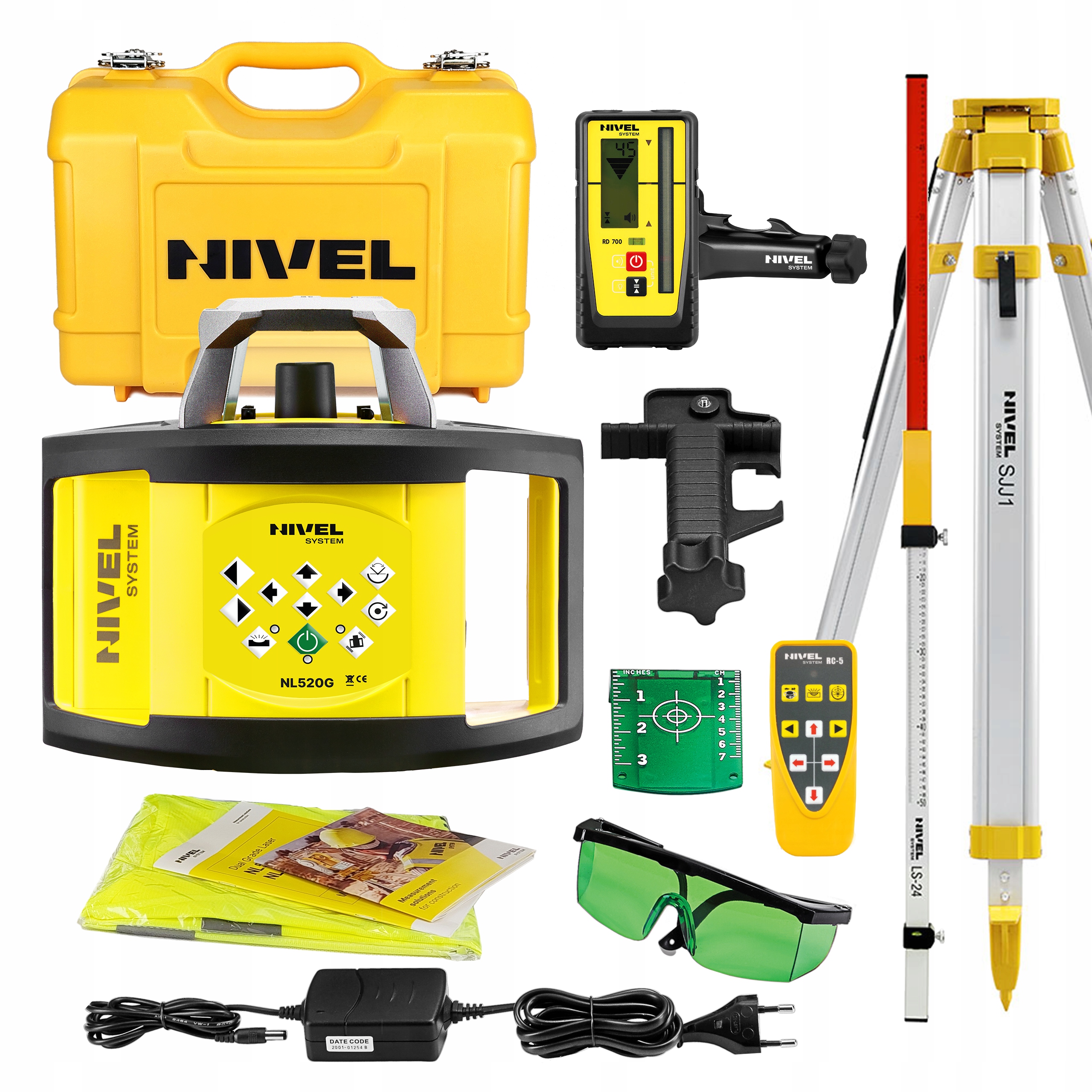 NIWELATOR LASEROWY NIVEL SYSTEM NL520G DIGITAL