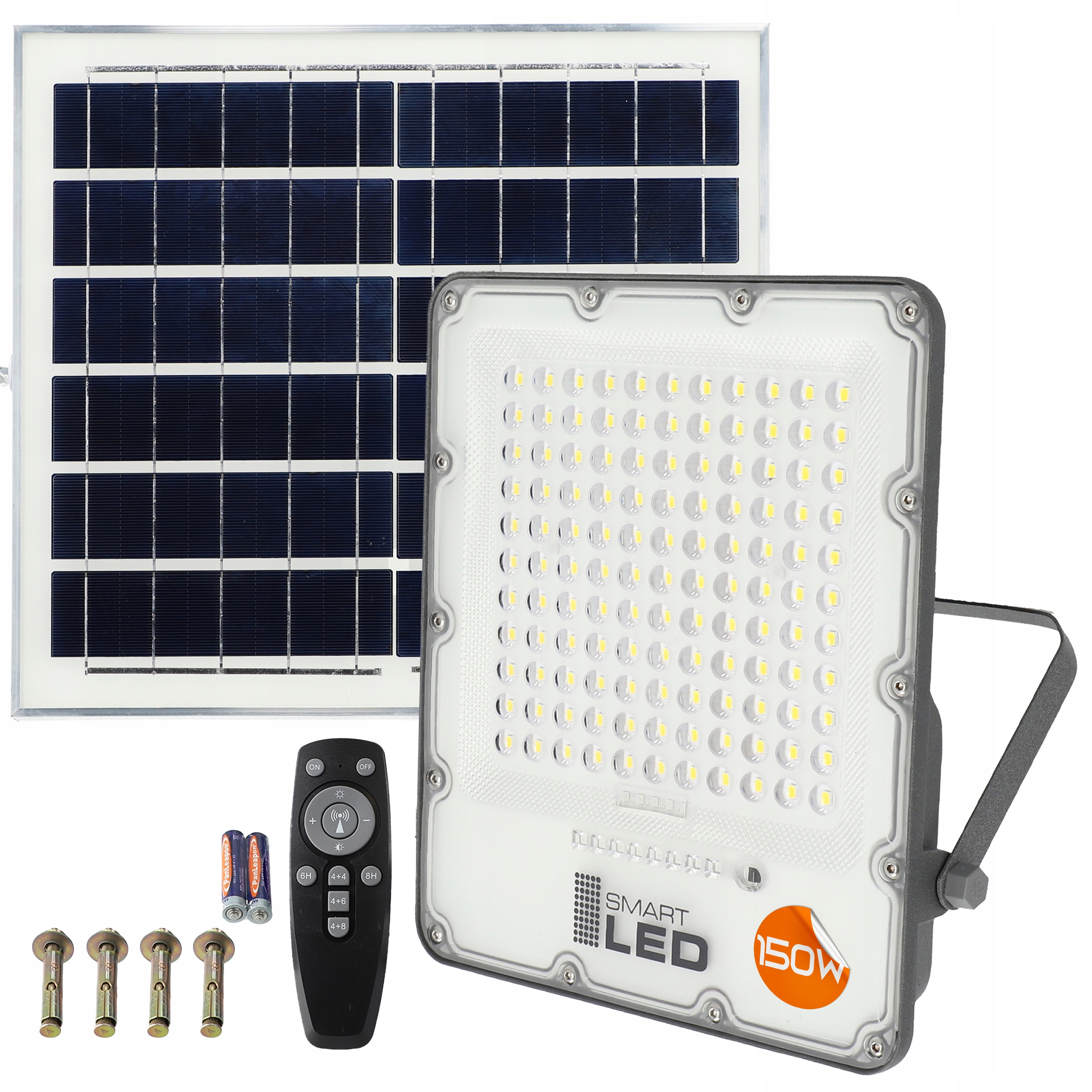 Solární lampa halogenový Led reflektor, senzor 150 W