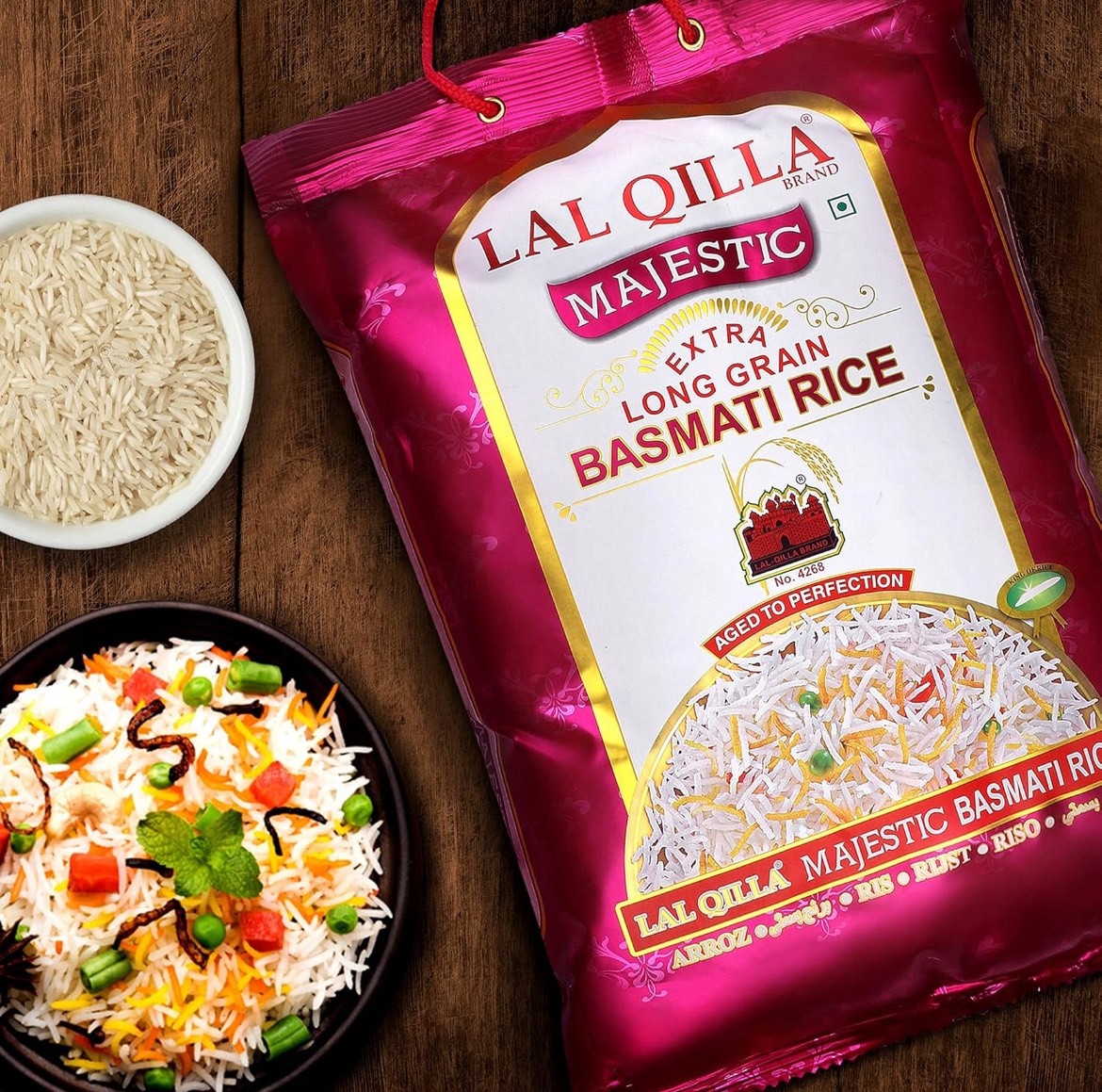 Levně Lal Qilla Majestic 1121 Basmati rýže 5 kg