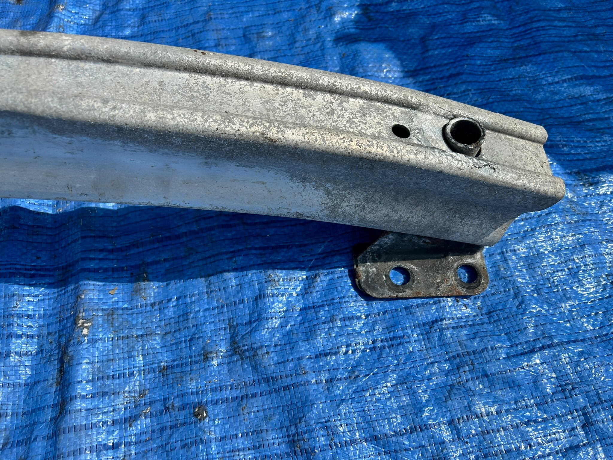 pillar bumper support rear part rear AUDI Q7 4L