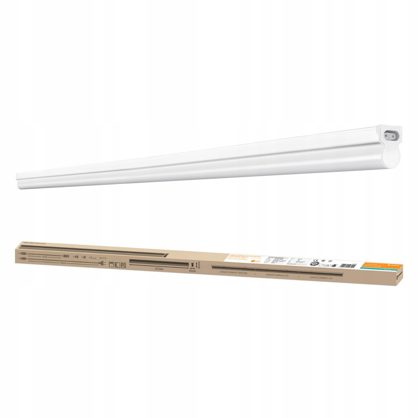Lampa Lineární osvětlovací lišta 20W 2000lm 4000K Bílá Batten