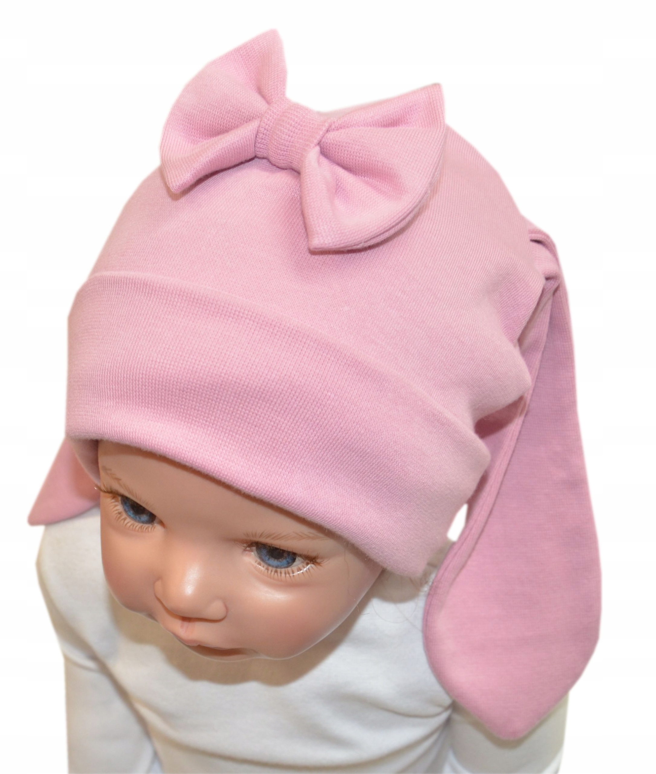

czapka królik króliczek 43-46cm b. róż (kolory)