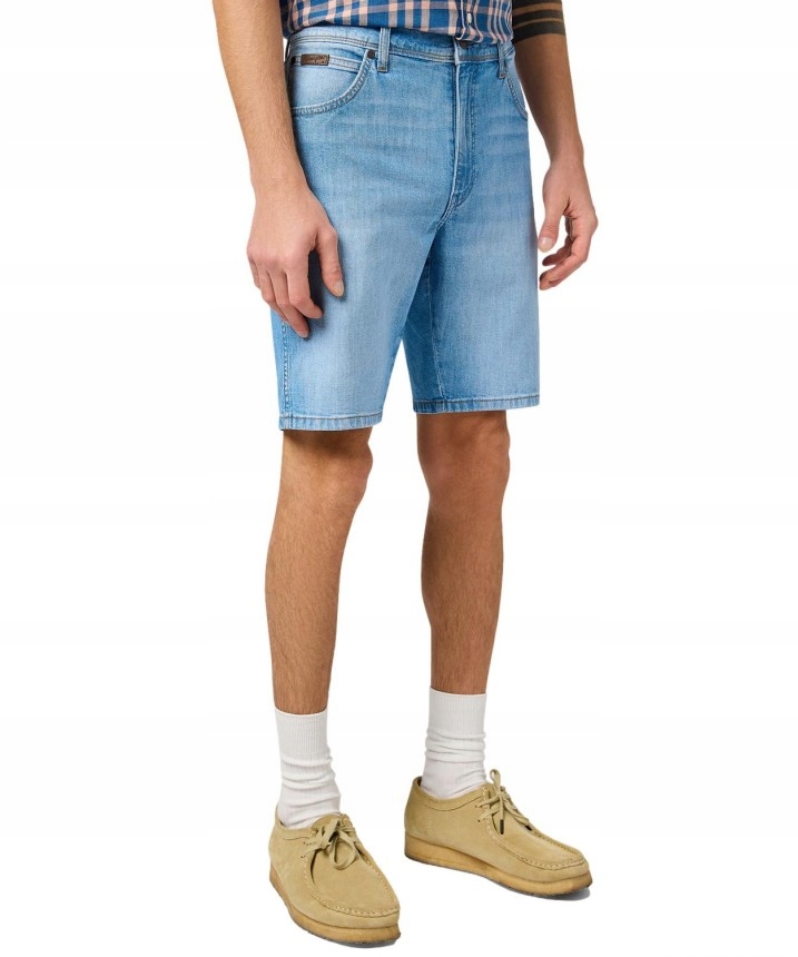 Wrangler Texas pánské krátké kraťasy džínové šortky Slate W40