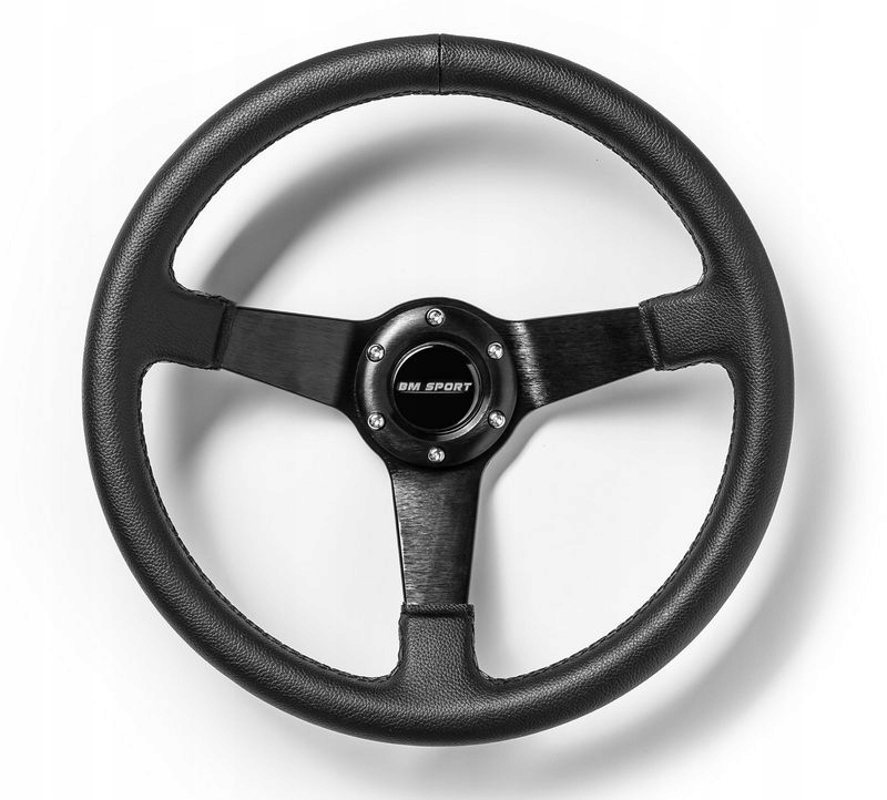 KIEROWNICA SPORTOWA RAJDOWA BM SPORT 350mm SKÓRA Producent części Inny