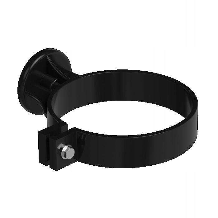 GALECO OBEJMA DO RURY PVC 100MM CZARNY RAL 9005