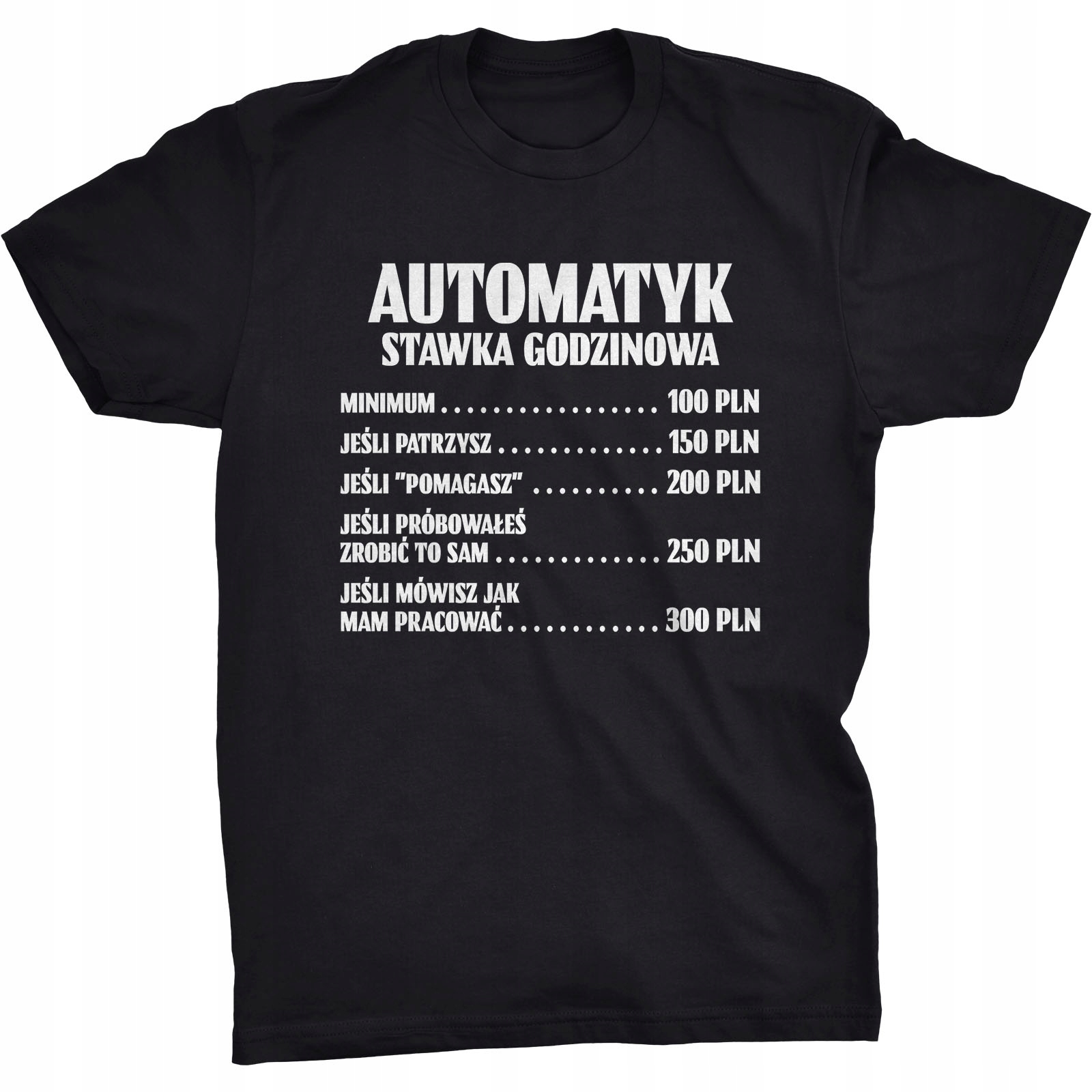 

Koszulka Stawka Godzinowa Dla Automatyka