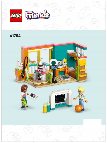 LEGO Instrukcja 41754 Pokój Leo