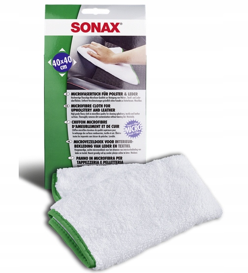 

Sonax Mikrofibra Do Skóry I Tkanin 40X40CM 41680