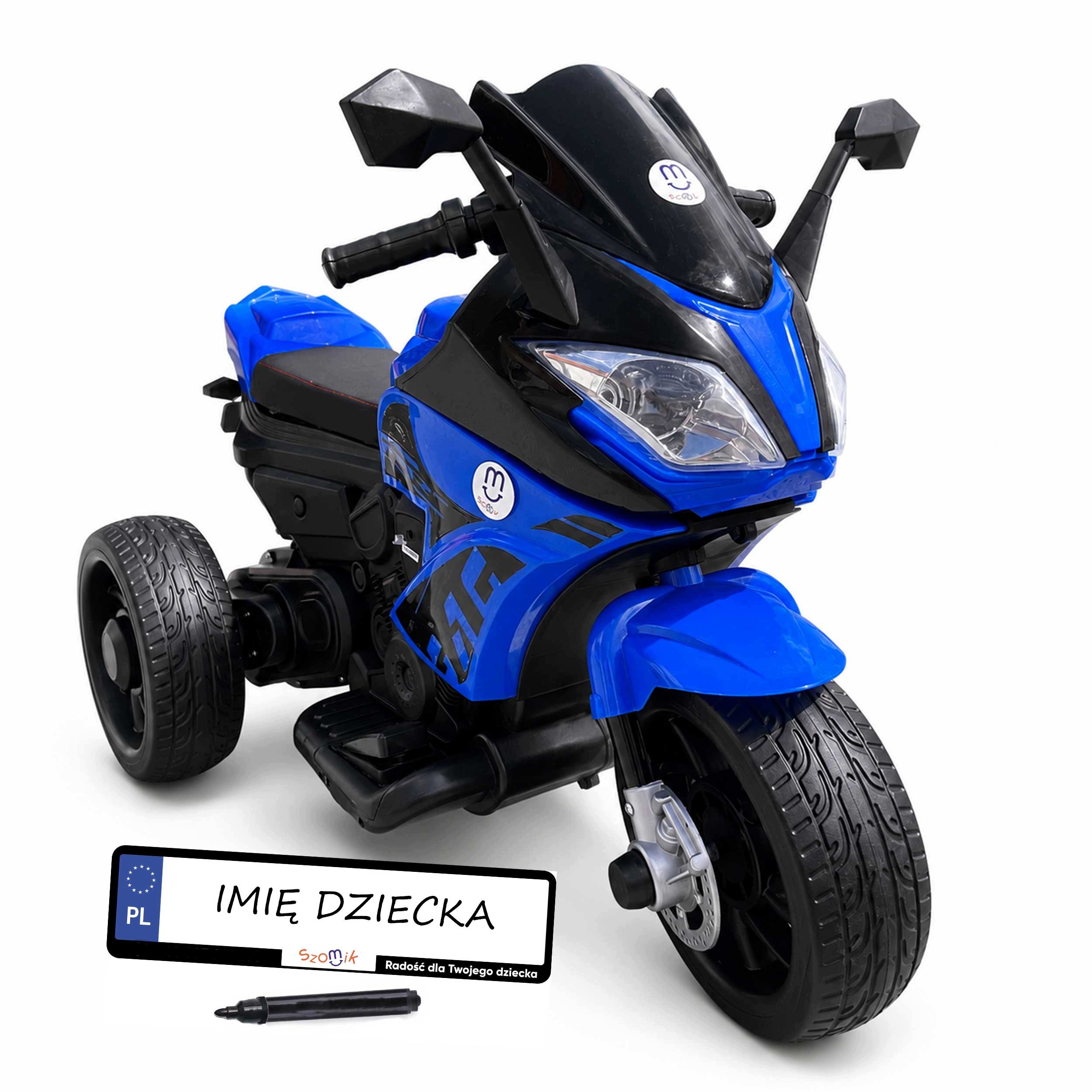 Motor na akumulator Dla dzieci miękkie koła Eva Miekki fotel Ledy