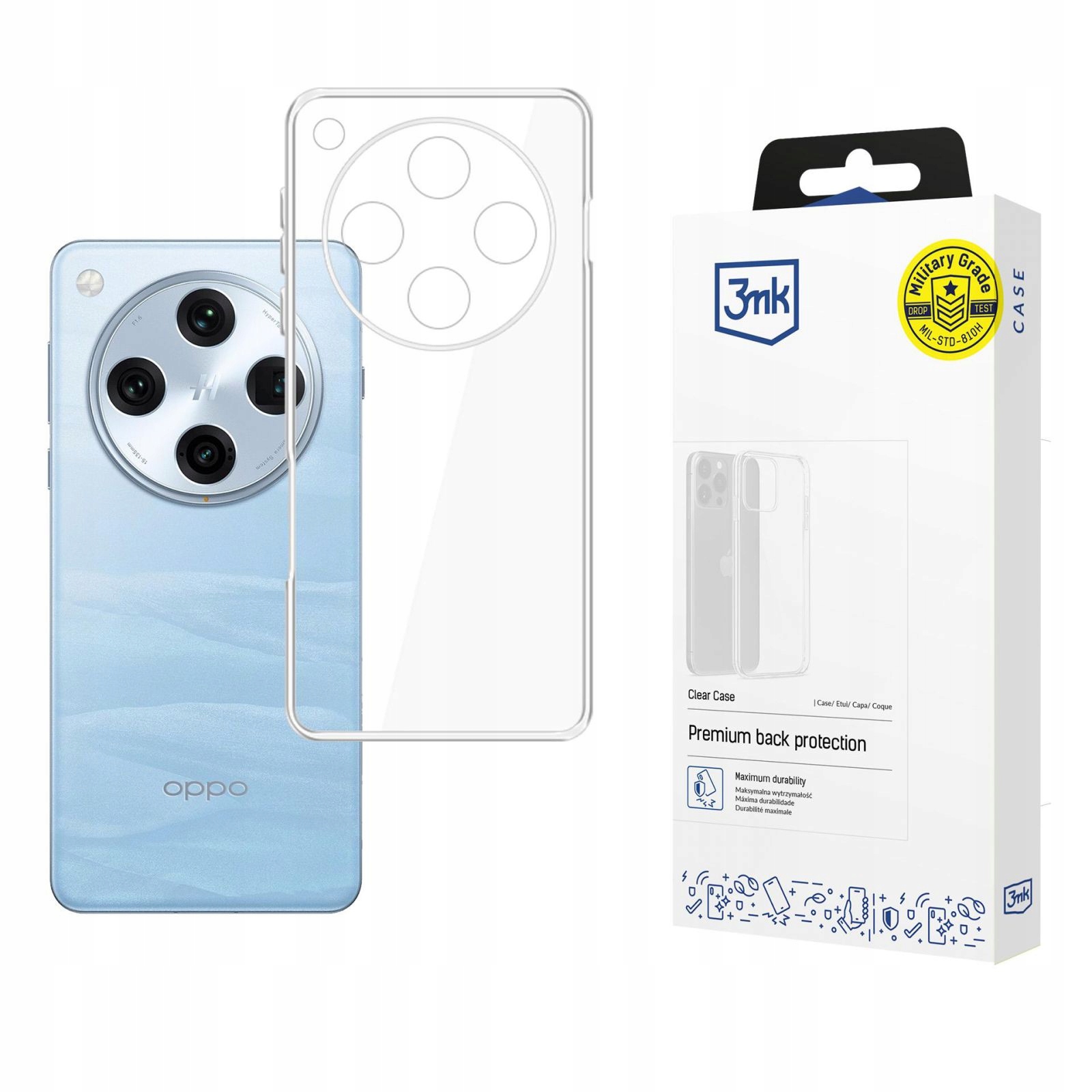 Oppo Find X8 Pro 3MK Clear Case