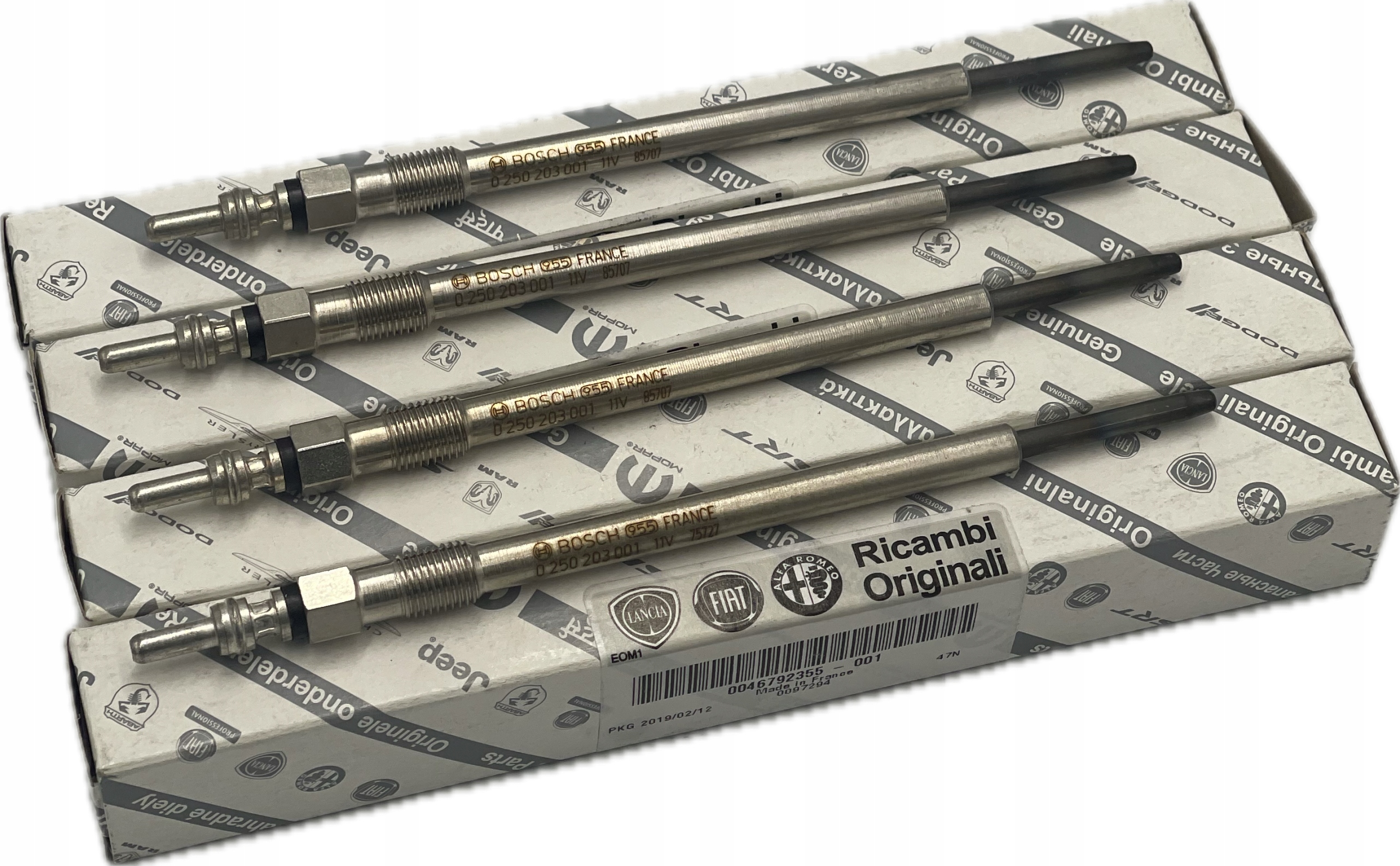 4X ŚWIECA ŻAROWA 1.9 JTD FIAT ALFA ROMEO LANCIA OPEL SAAB 46792355 ORYGINAŁ