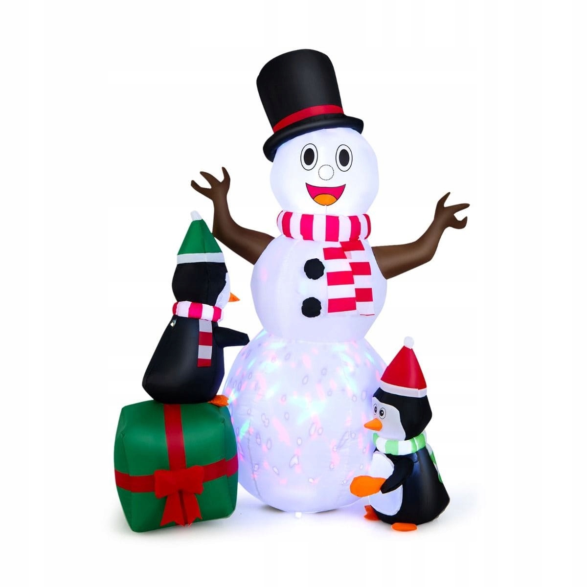 Světelná figurka Sněhulák nafukovací, 180 cm
