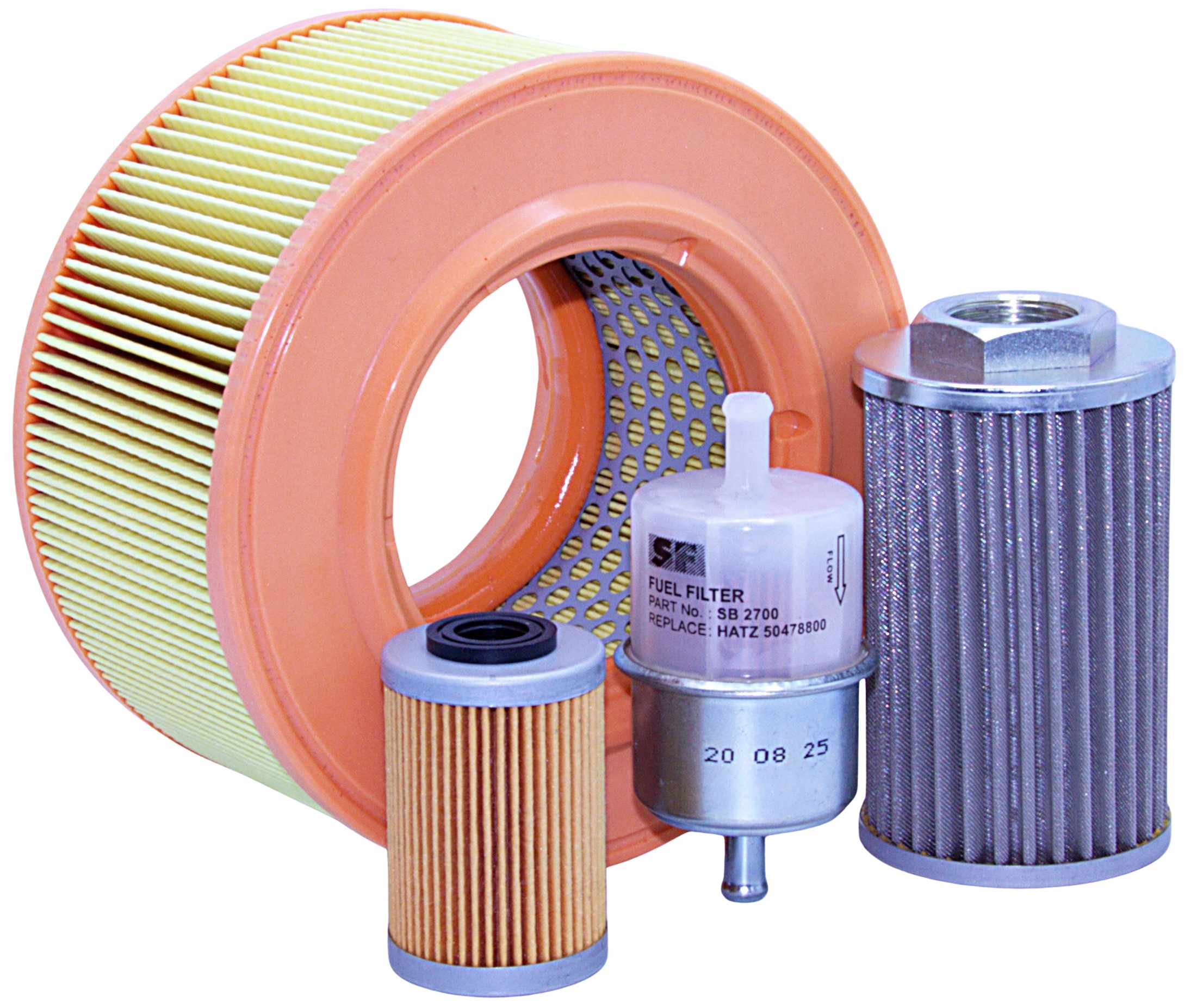 Filtry Ausa D108 Da – vzduch, olej, palivo, hydraulické