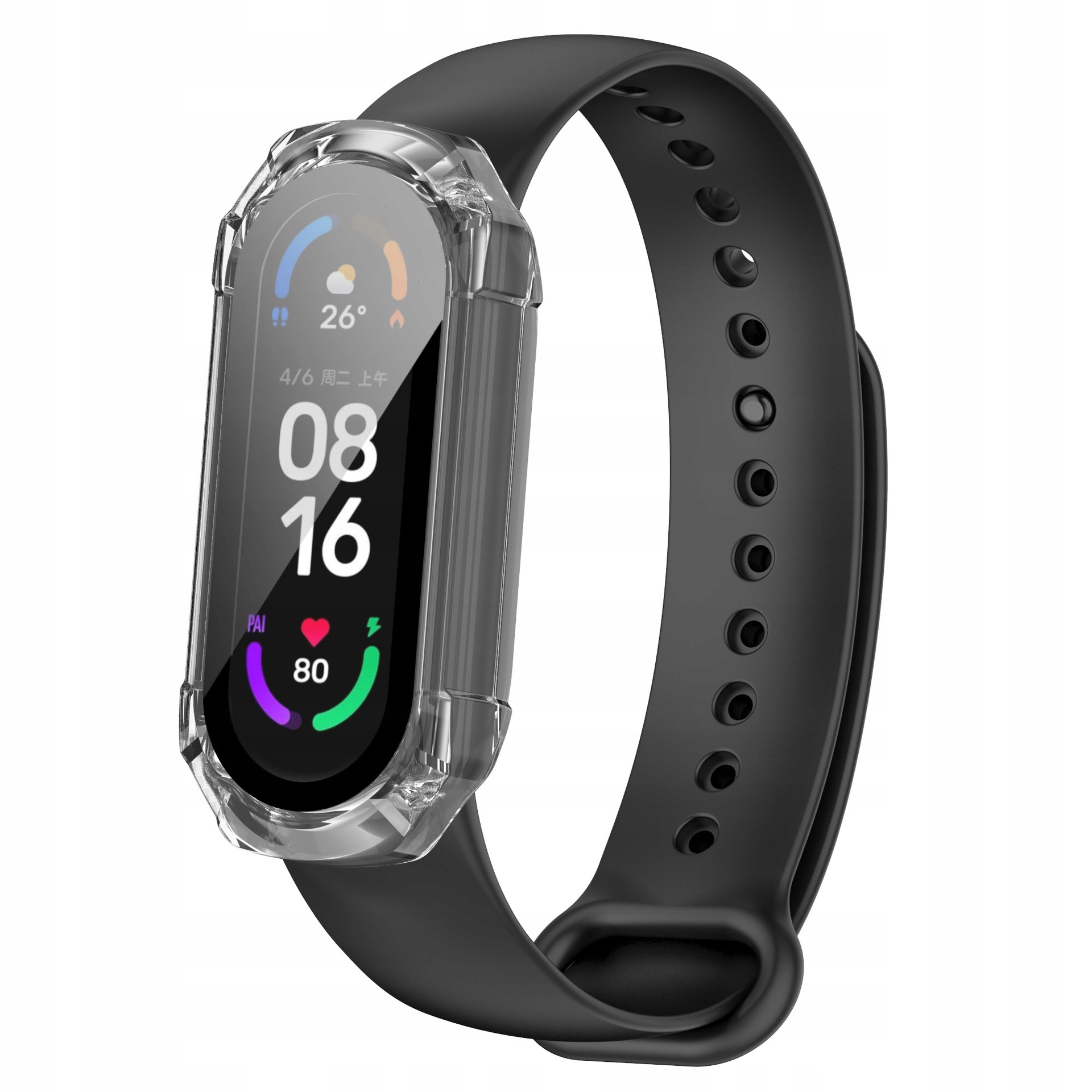 ETUI 2W1 + SZKŁO DO XIAOMI MI BAND 7