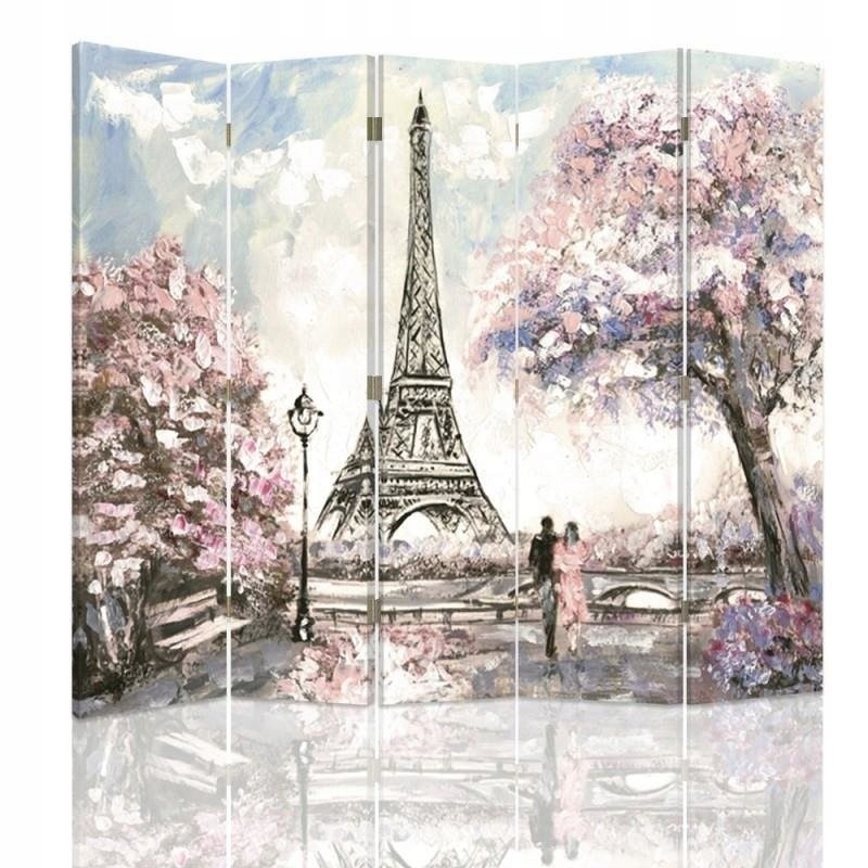 Obojstranný paraván, Jar v Paríži 180x170
