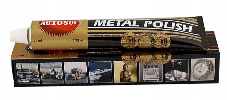 ZESTAW POLEROWANIA FELG ALUMINIUM CHROM METALU + PASTA AUTOSOL METAL POLISH Producent Inny