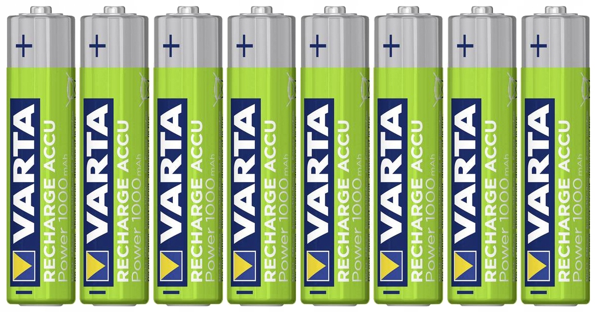 

8x Akumulatorki Varta R3 Aaa 1000mAh Baterie