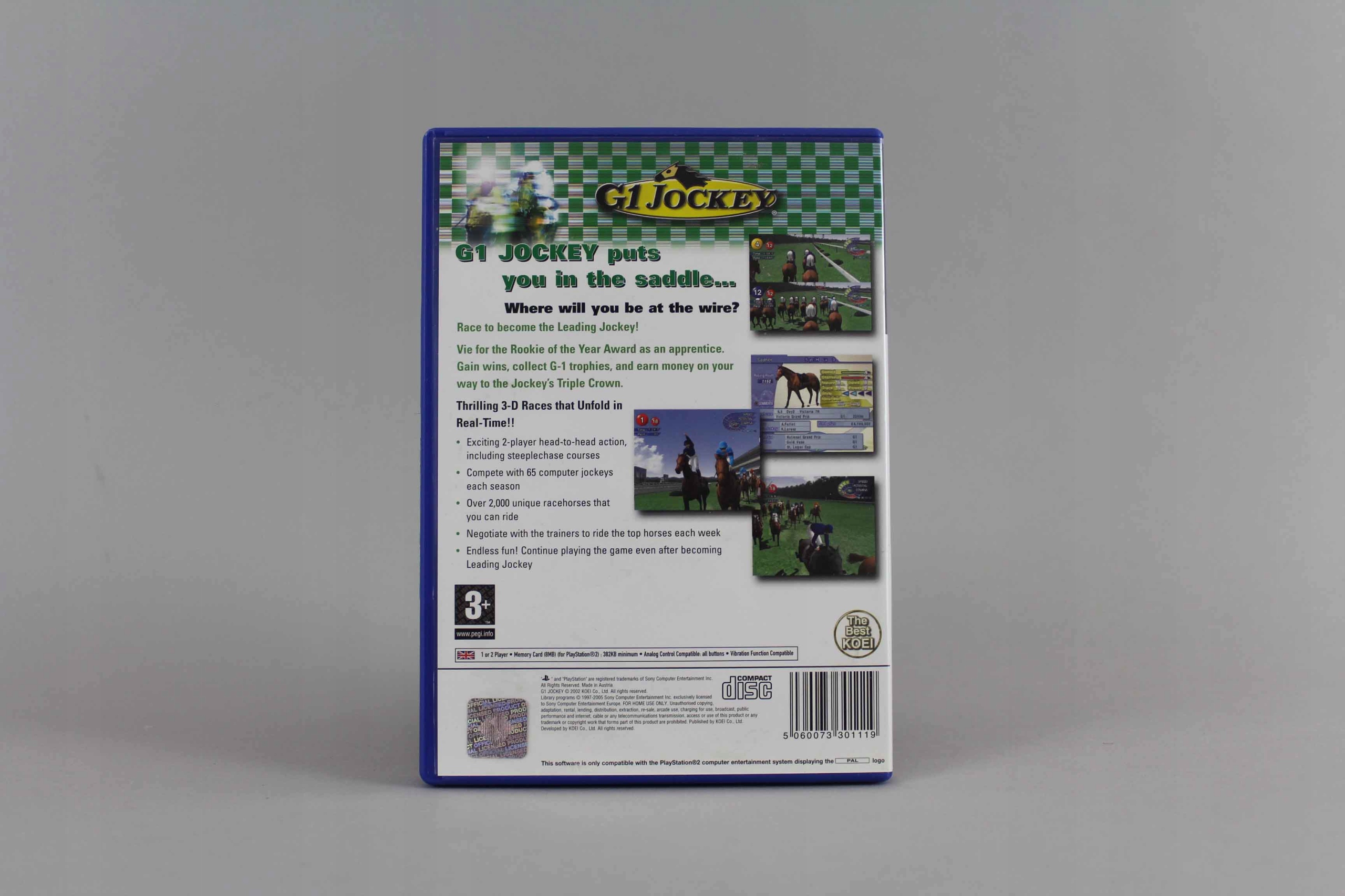 G1 JOCKEY PS2 Tematyka sportowe