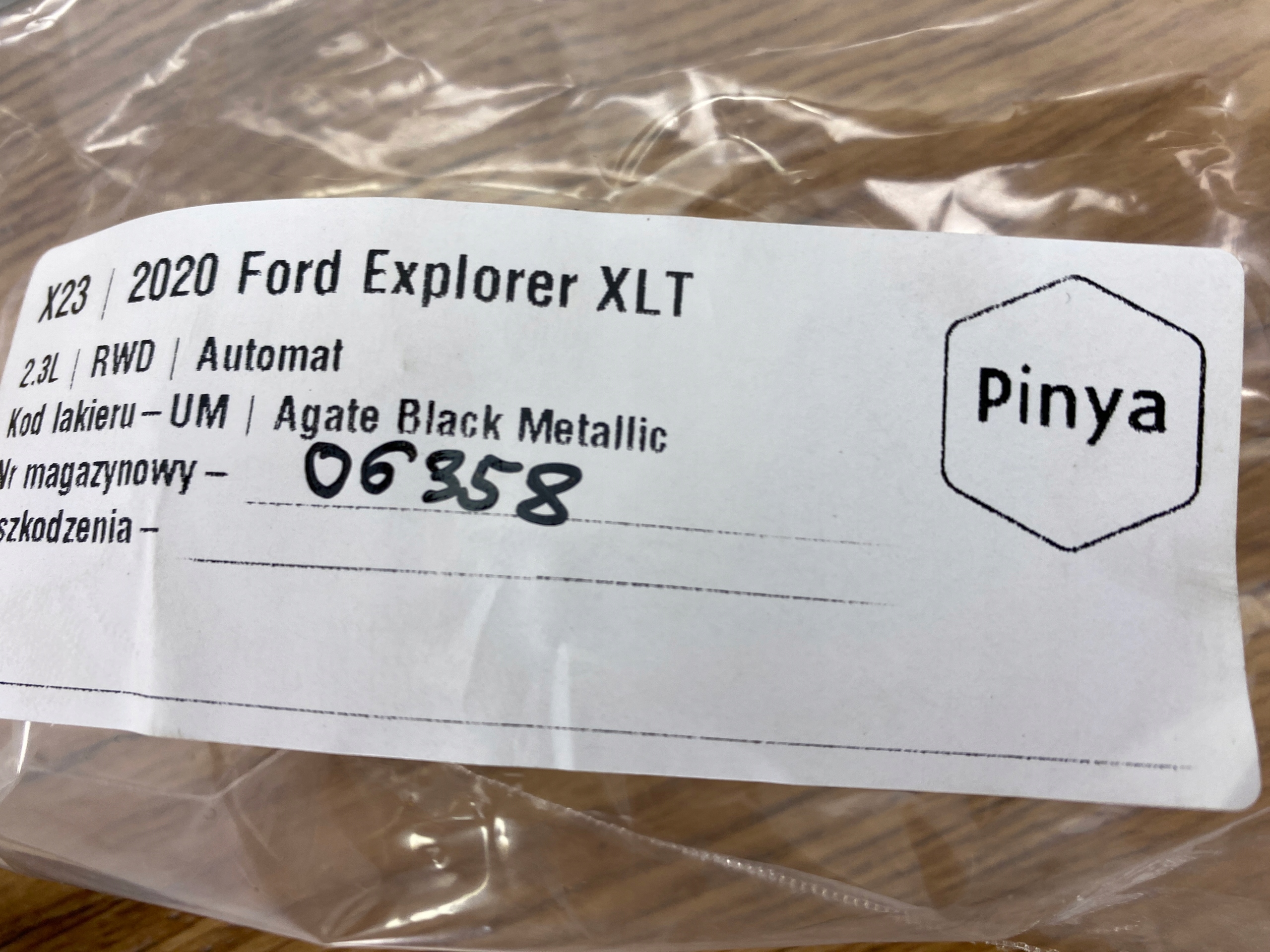 Sensor sensor Regen Ford Explorer Escape Kuga MK3 2020+ USA
