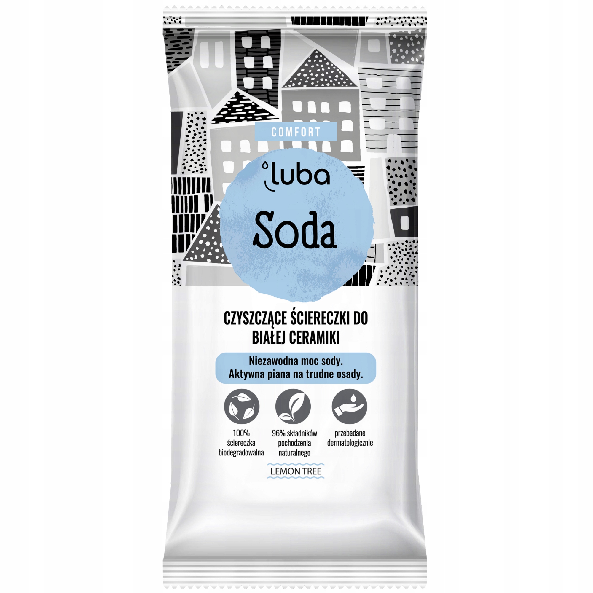 

Czyszczące ściereczki do białej ceramiki Soda