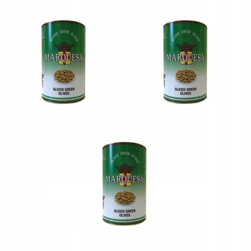 Oliwki zielone krojone 4350/2350g Marquesa X3