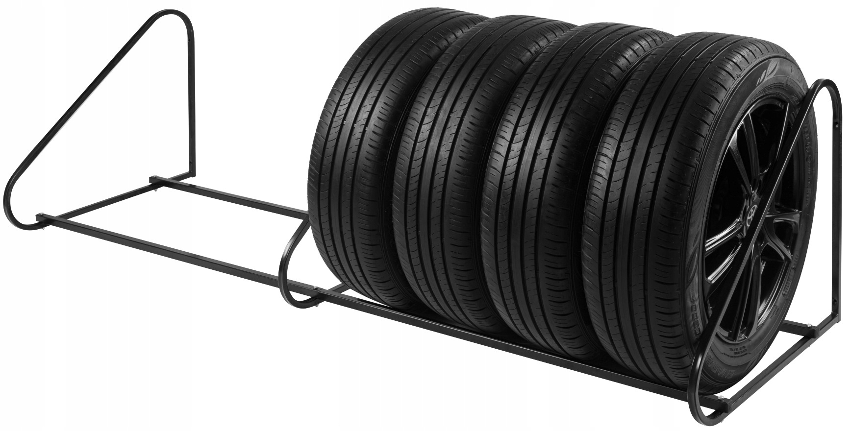WIESZAK NA 8 OPON KÓŁ FELG STOJAK PÓŁKA NA ŚCIANĘ NA OPONY UNIWERSALNY Waga produktu z opakowaniem jednostkowym 7 kg
