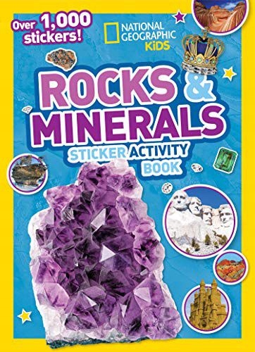 ROCKS AND MINERALS STICKER ACTIVITY BOOK: OVER 1,0