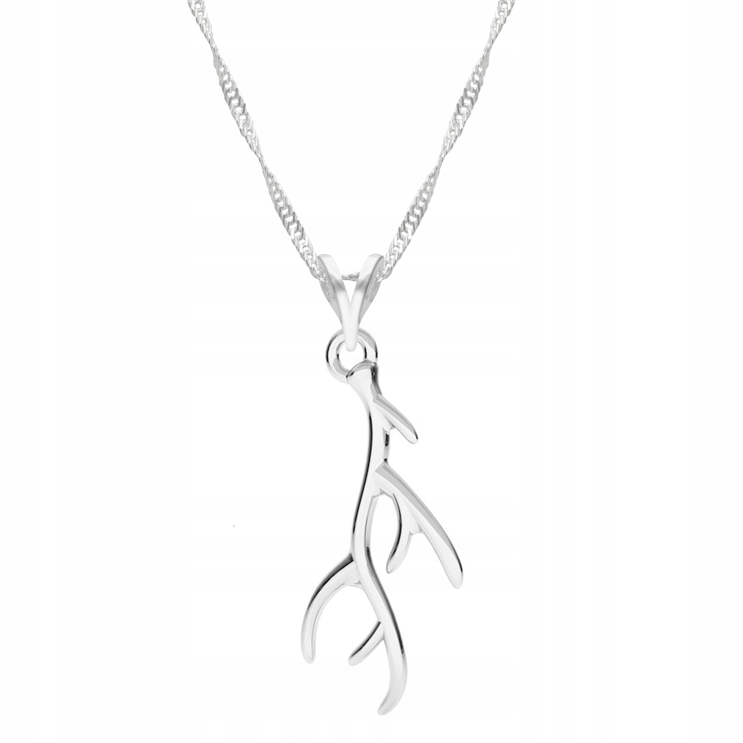 Stříbrný řetízek náhrdelník 925 Paroží Jelena Roh