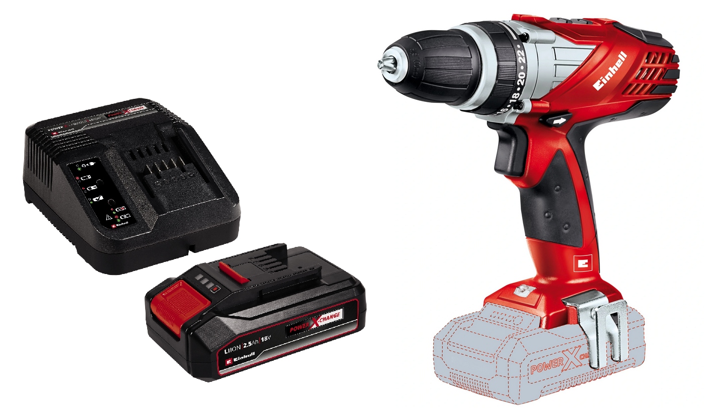 EINHELL Wiertarko-Wkrętarka Akumulatorowa 18V 35Nm Bez Akumulatora — miniatura 15