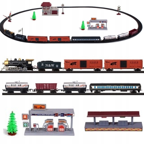 

Kolejka Duży Pociąg Światło Dźwięk Długi Tor 36EL