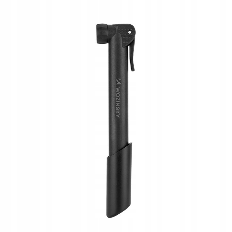 Pompka rowerowa ręczna kompaktowa 80 Psi 5.5 bar czarna
