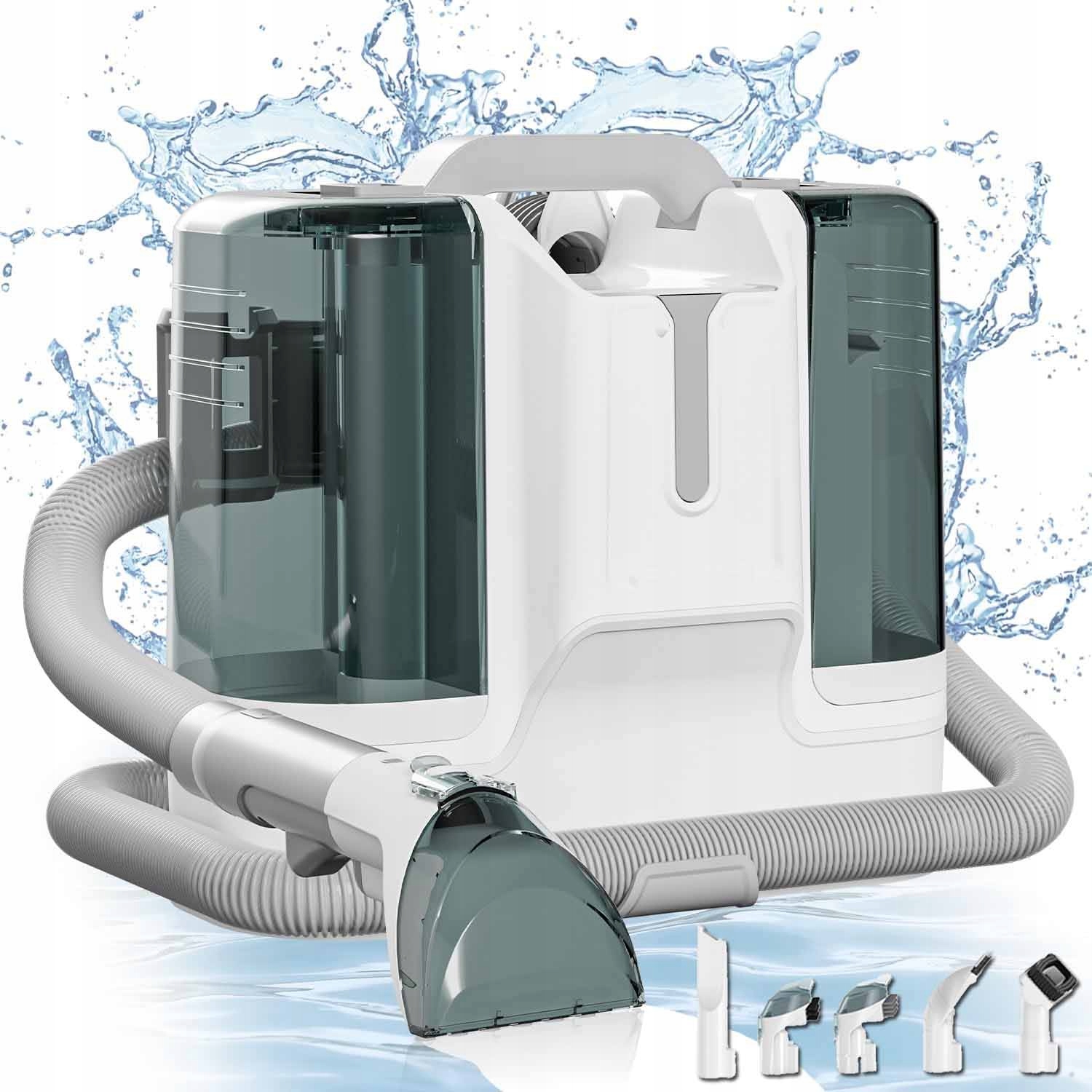 Odkurzacz Piorący Parowy Do Czyszczenia Dywanów Kanap Myjka 1800ML 450W