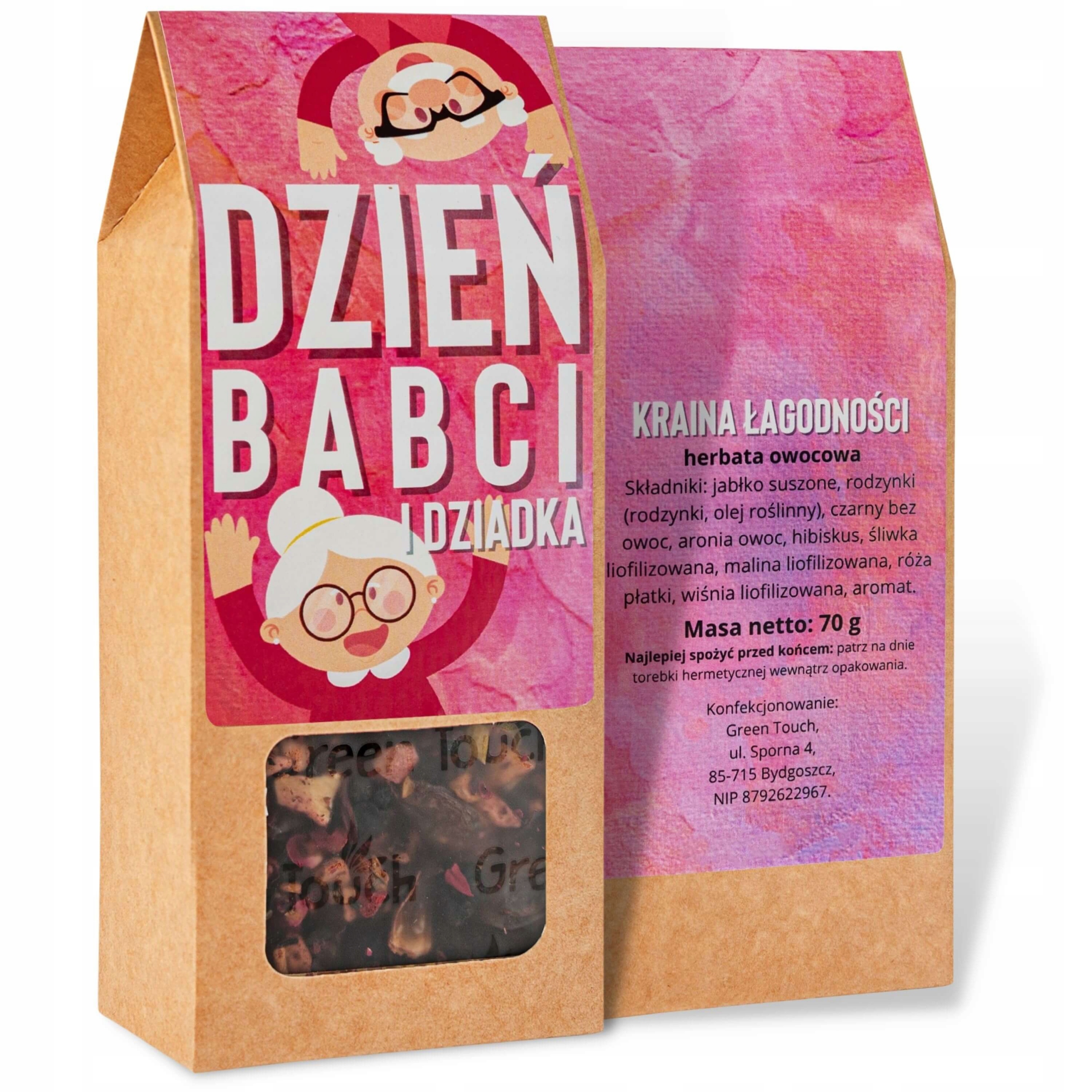

na dzień babci i dziadka Pudełko Z Herbatą