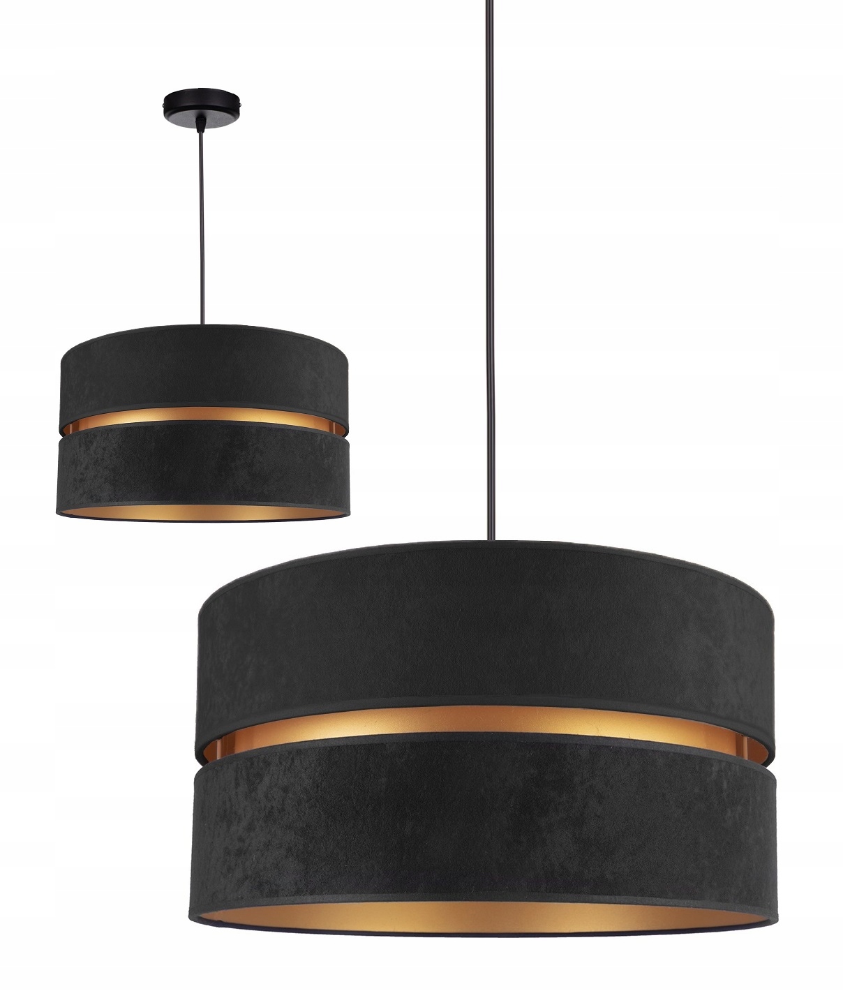 LAMPA WISZĄCA SUFITOWA ŻYRANDOL ABAŻUR NOWOCZESNY