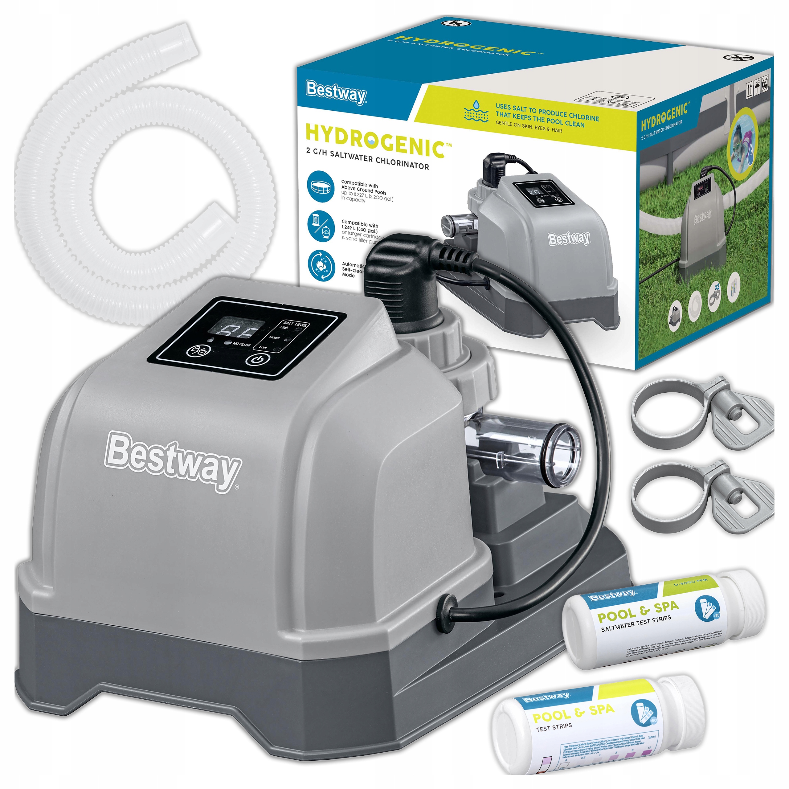 Generátor chlóru do bazéna Bestway 58773 2 g/h Led príslušenstvo Model 2025