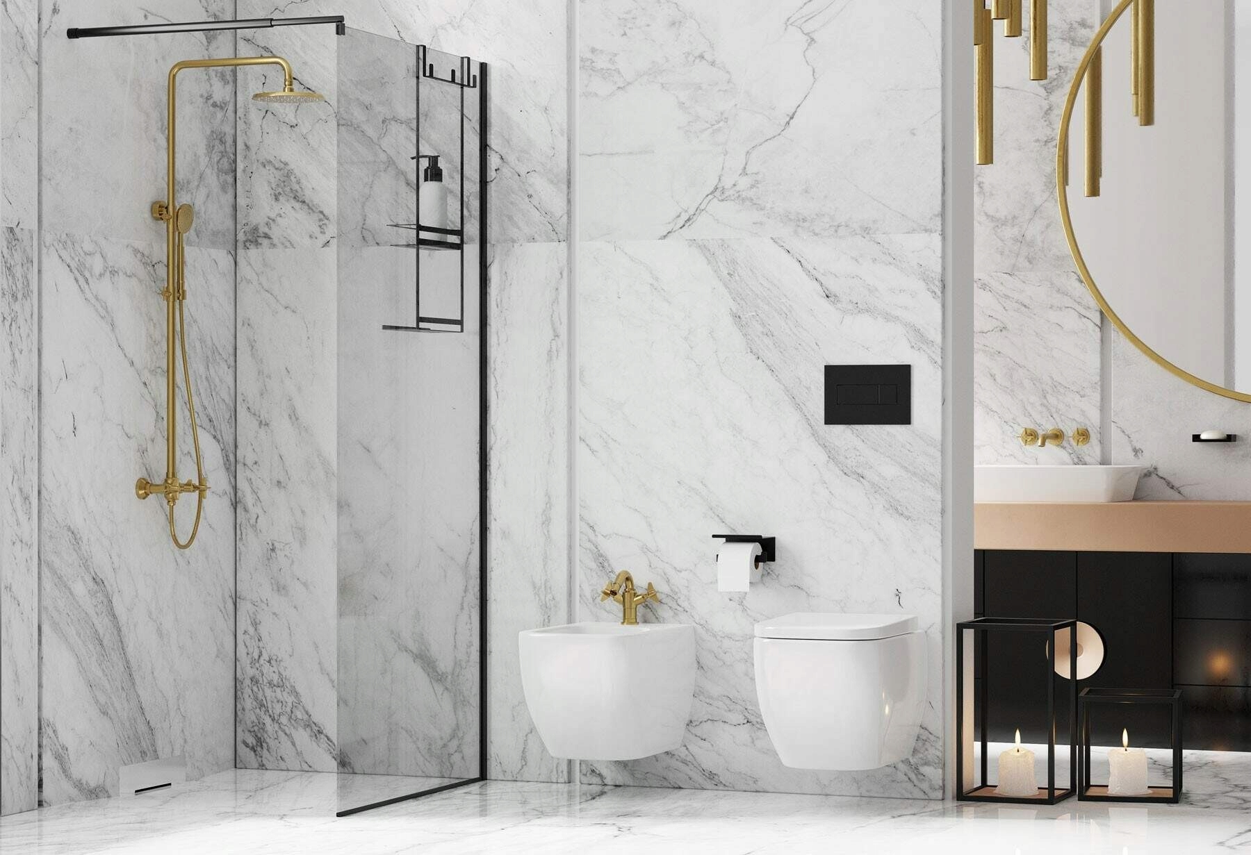 BATERIA BIDETOWA SZTORCOWA DEANTE ZŁOTA TEMISTO Kod producenta BQTM31D