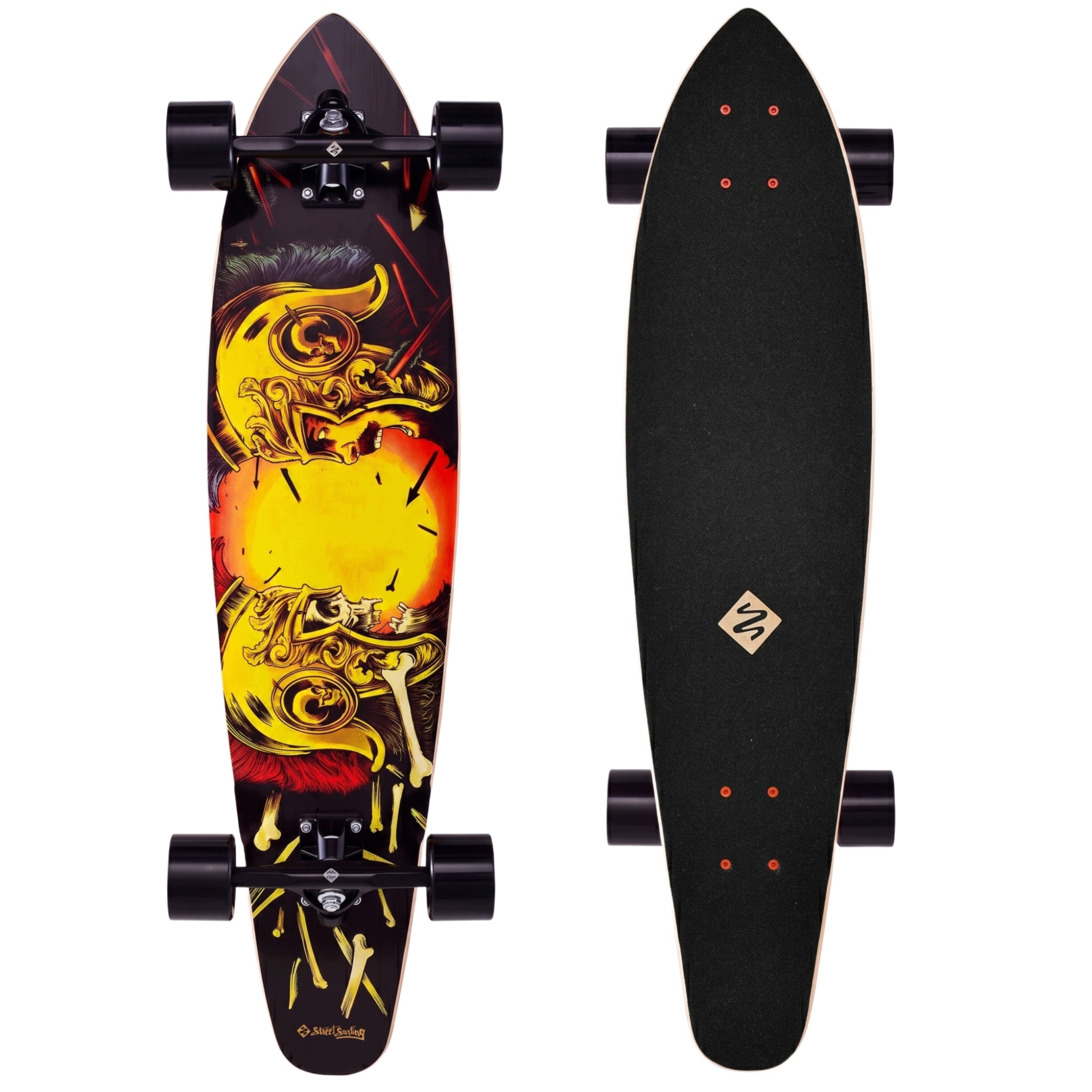 Deskorolka Longboard Street Surfing Spartans 91,4 cm ABEC9 8+
