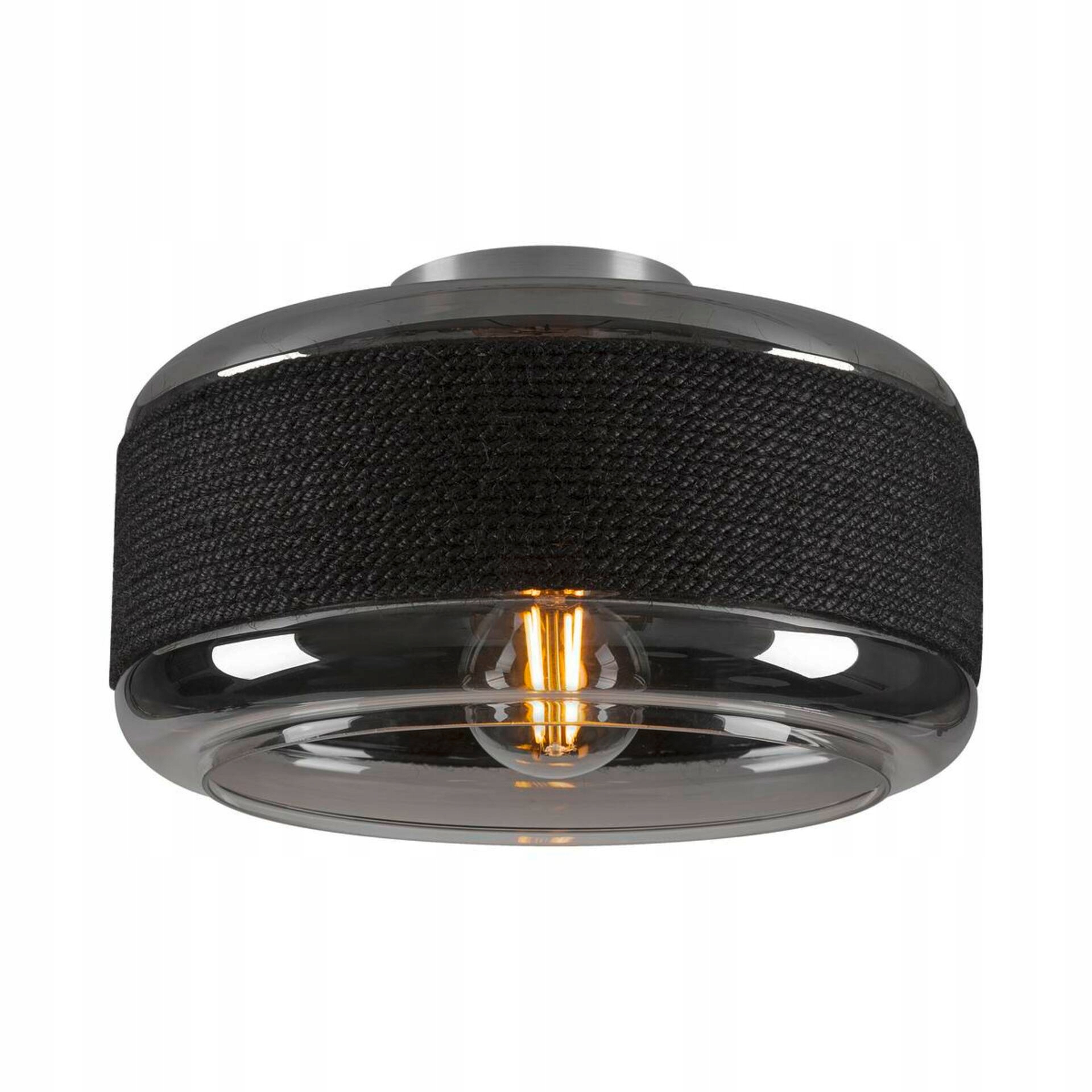 Nástenné a stropné svietidlo Slv Pantilo Rope 27 E27 strieborné