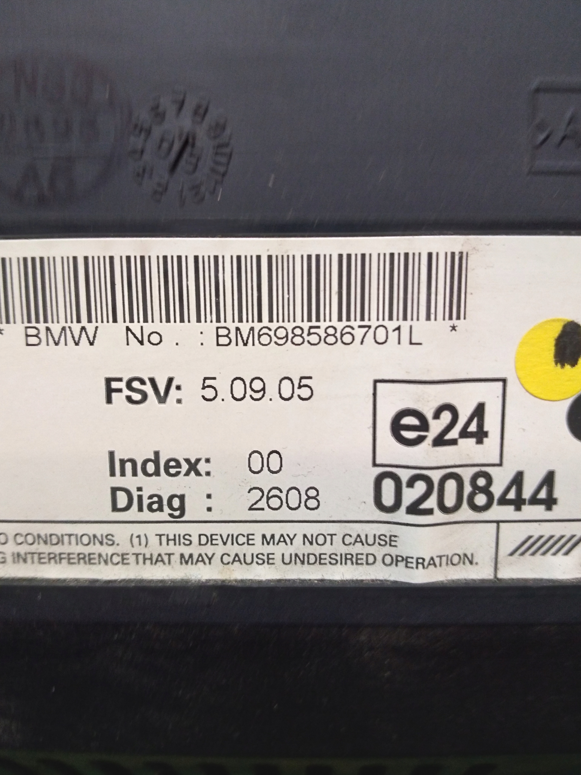 display BMW E60 BM698586701L