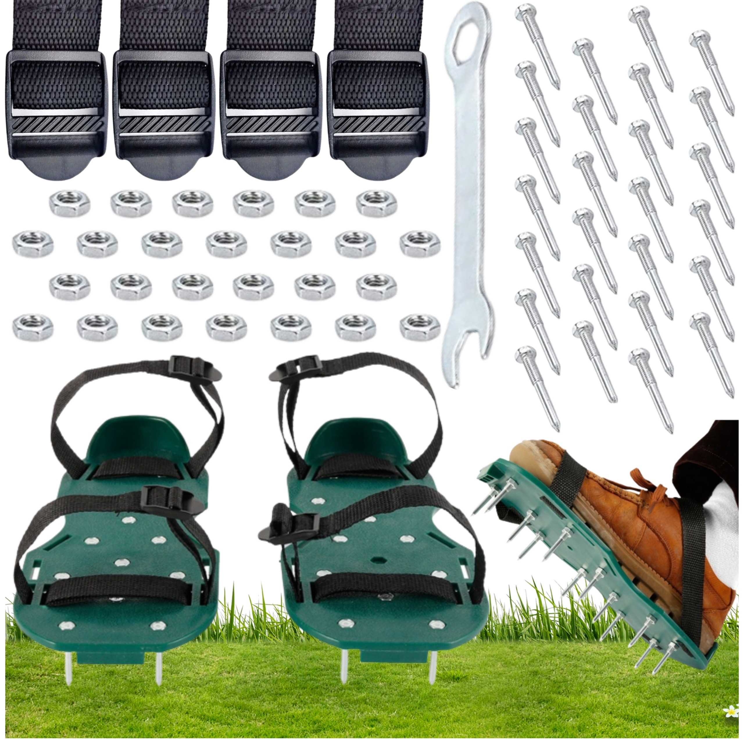 

Aerator Do Napowietrzania Gleb Duże Buty Z Kolcami