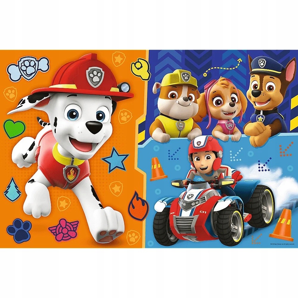 PUZZLE GIANT 3W1 POZNAJ PSI PATROL PIESKI 15 ELEM. Marka Trefl