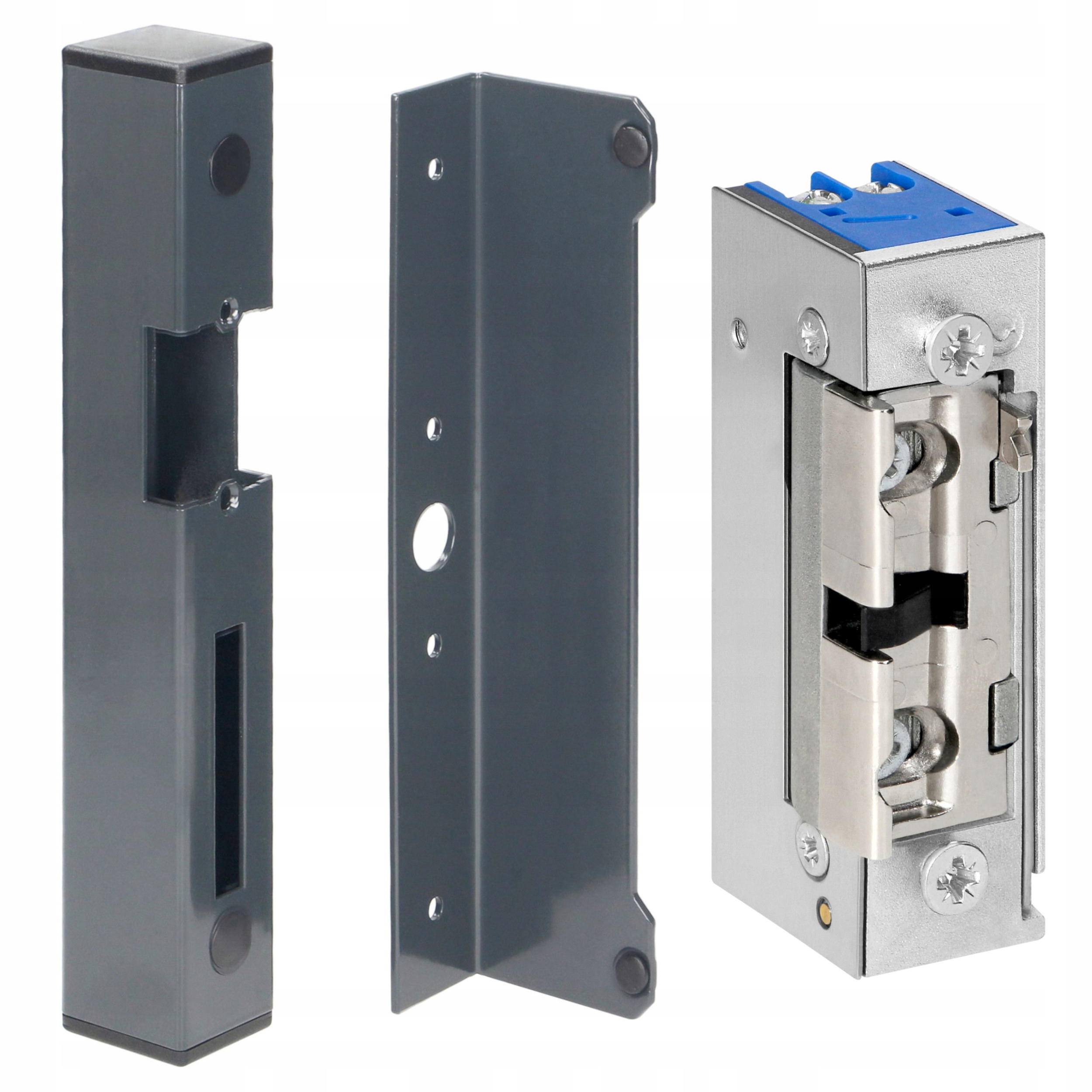 Kaseta Obudowa Antracyt 280mm Elektrozaczep Niskoprądowy Pamięć Blokada