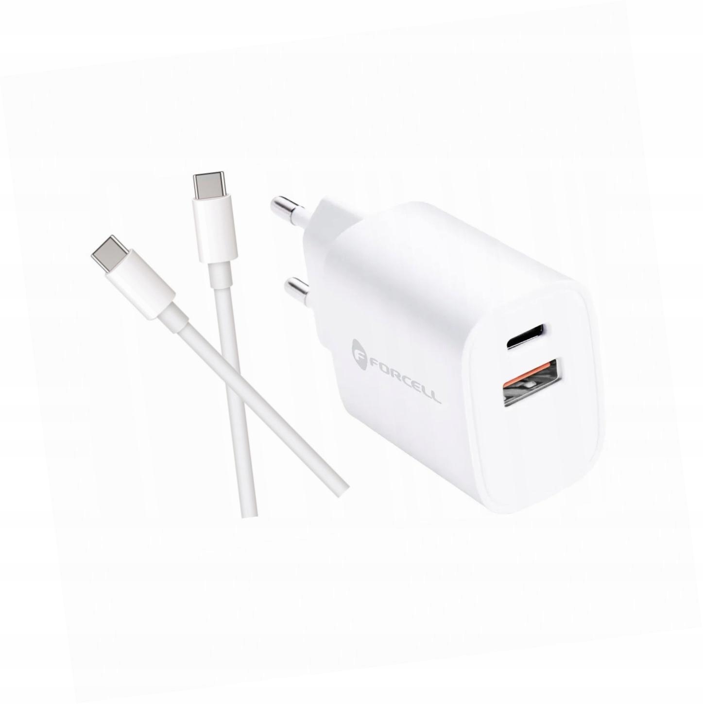 Szybka ładowarka 30W 2 porty z długim kablem 2m do Oppo A74 5G