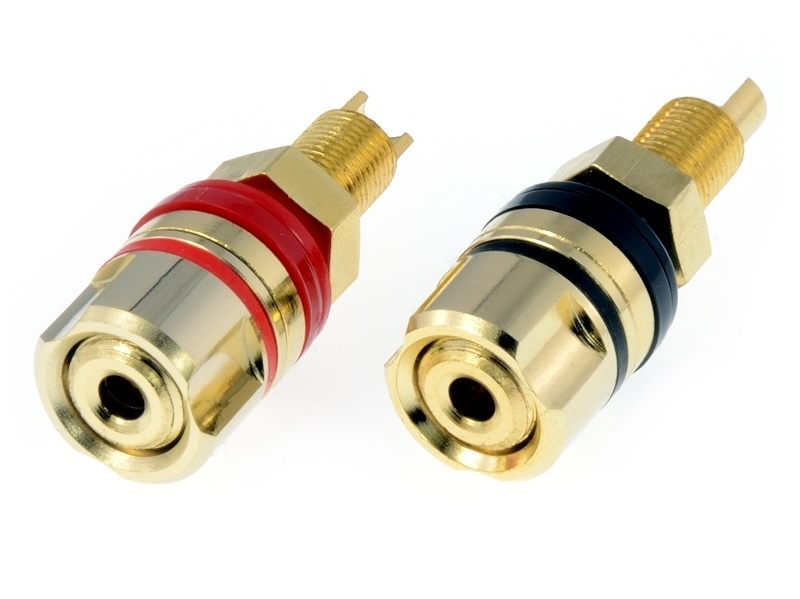 

2szt. Gniazdo Głośnikowe Bananowe Auden GB6 44MM