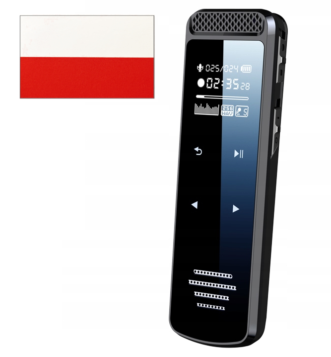 Špionážní diktafon aktivace hlasem 32GB karta Návod V Češtině