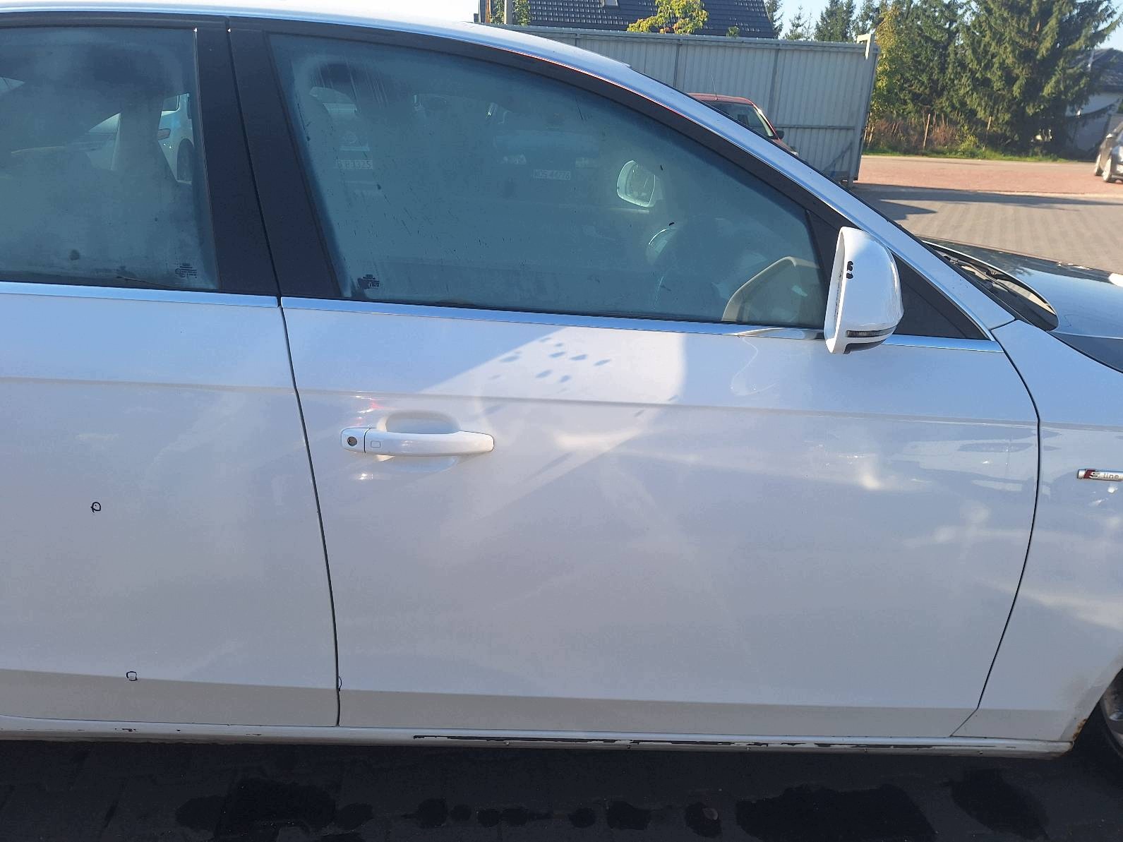 door complete right front + mirror UK AUDI A4 B8 LY9C ID: 240493
