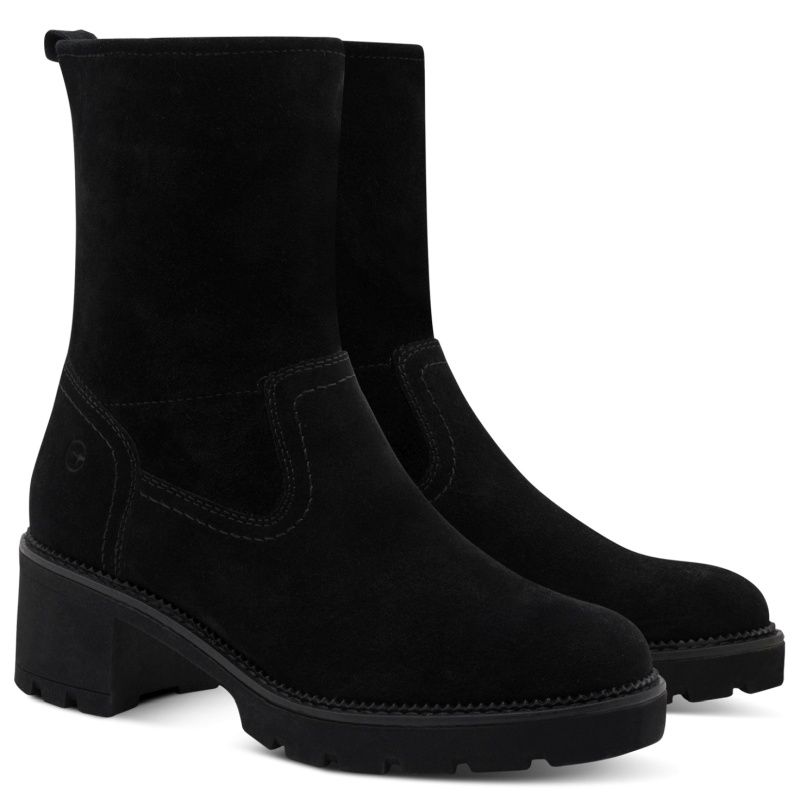 Dámské kotníkové boty Tamaris 8-85302-45 001 Černá černá Kůže Vel. .36