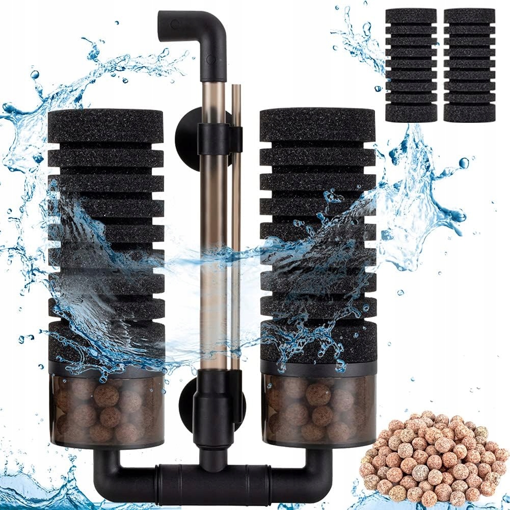 Levně Houbový filtr pro akvárium pro biologickou a mechanickou filtraci